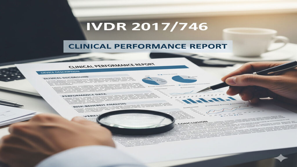 EU IVDR mandates Clinical Performance Reports to prove in vitro diagnostic device safety and clinical validity
