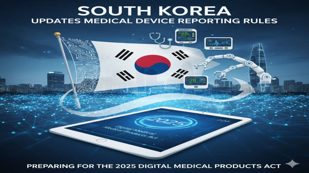 South Korea's MFDS updates medical device reporting rules for 2025