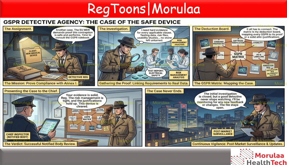 GSPR compliance checklist for EU MDR 2017/745