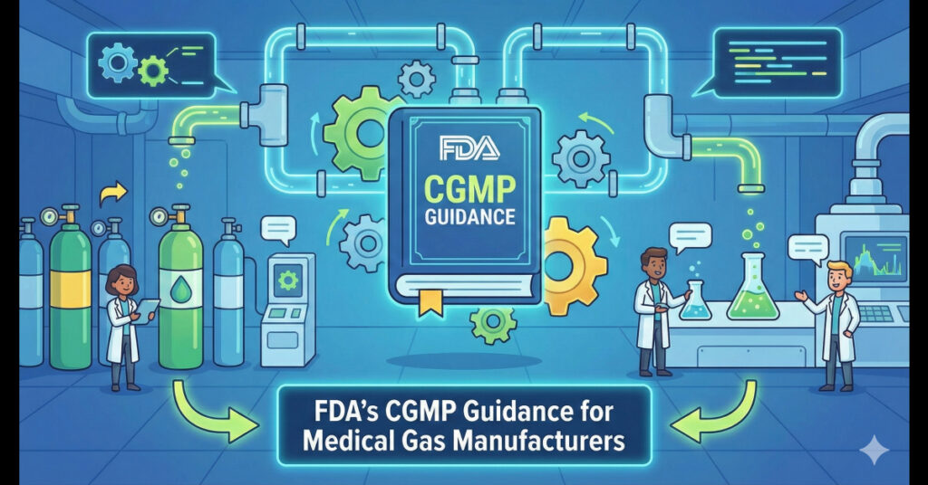 FDA's CGMP guidance for medical gas manufacturing