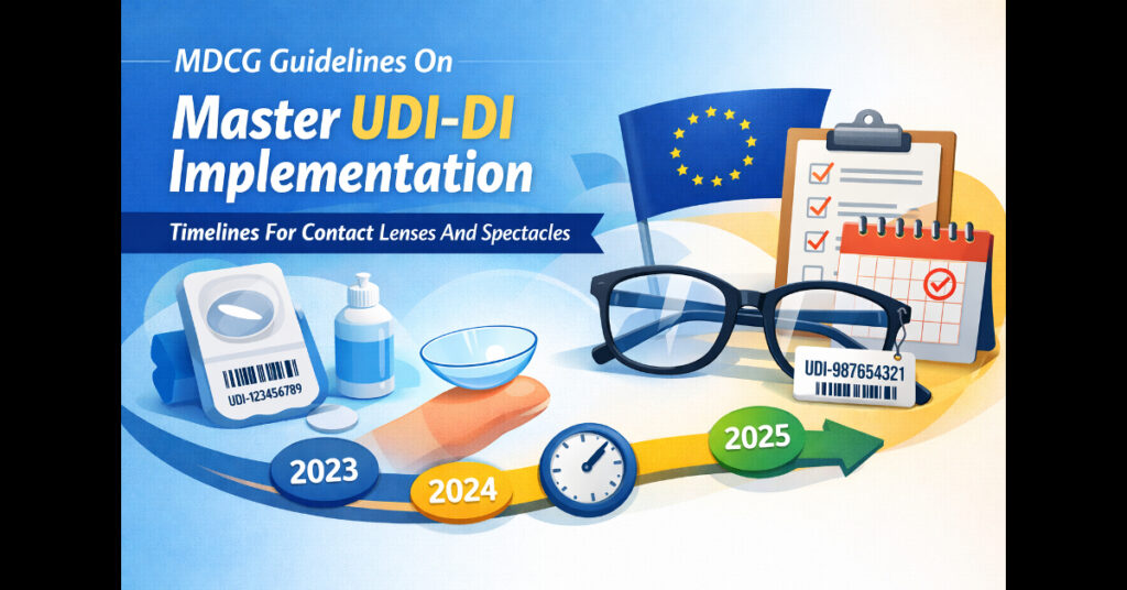 Master UDI-DI Implementation for Contact Lenses and Spectacles