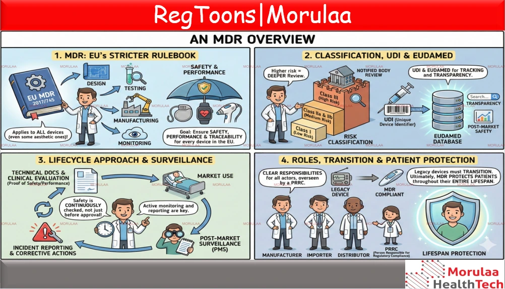The key regulatory topics of EU MDR 2017/745