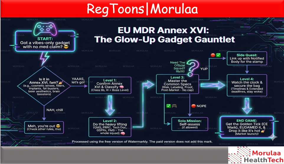 MDR compliance process for Annex XVI non-medical devices