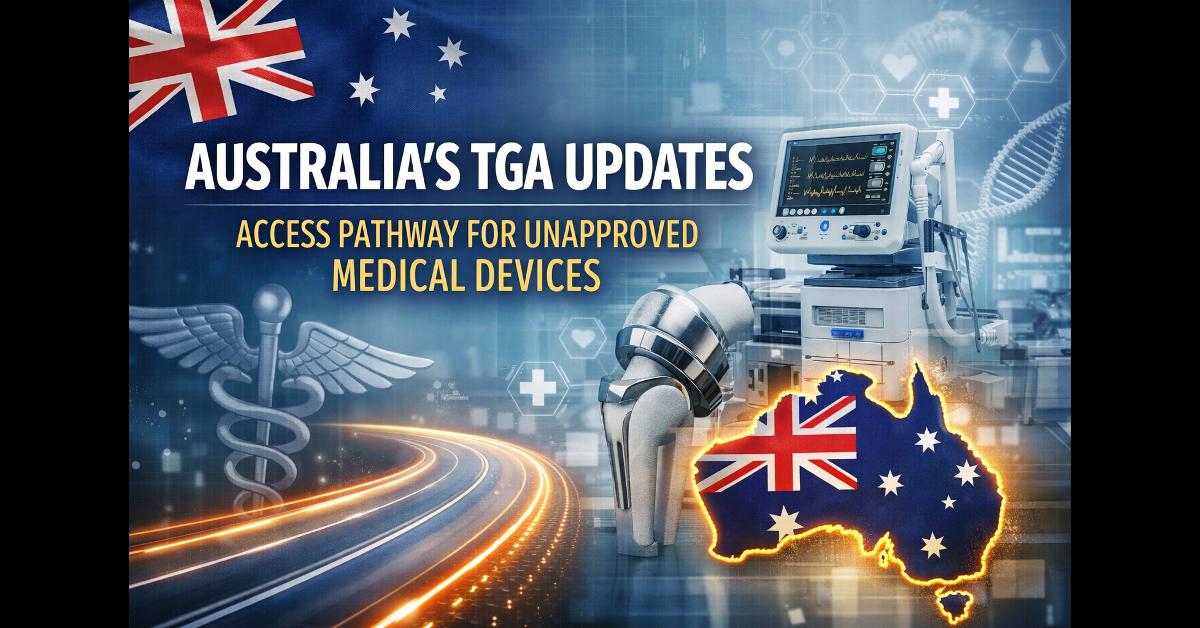 TGA Australia early access scheme for unapproved medical devices