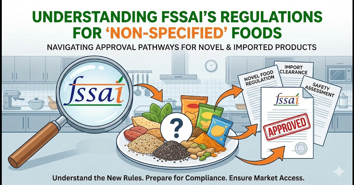 FSSAI Non-Specified Food Approval Process in India