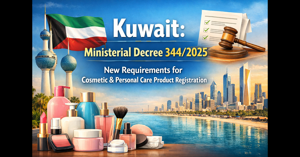 Kuwait Ministry of Health Decree 344/2025 on Cosmetic Product Registration