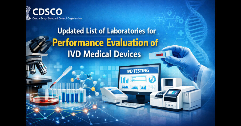 Updated CDSCO List of Laboratories for IVD Device Evaluation