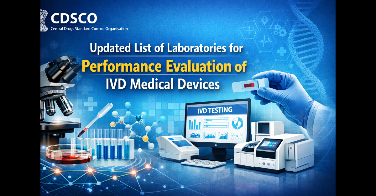 Updated CDSCO List of Laboratories for IVD Device Evaluation