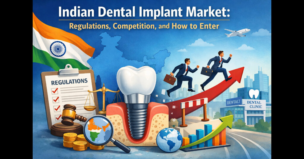 Dental implant market growth in India with compliance strategy