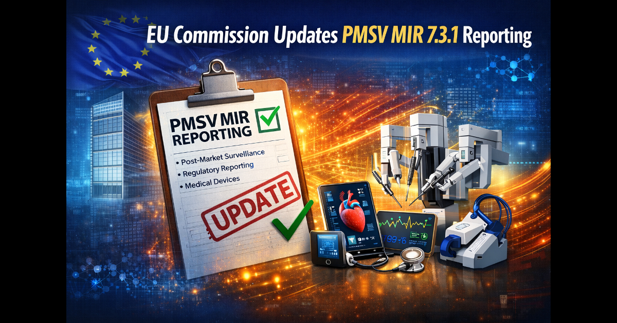 Updated MIR 7.3.1 form for EU medical device reporting