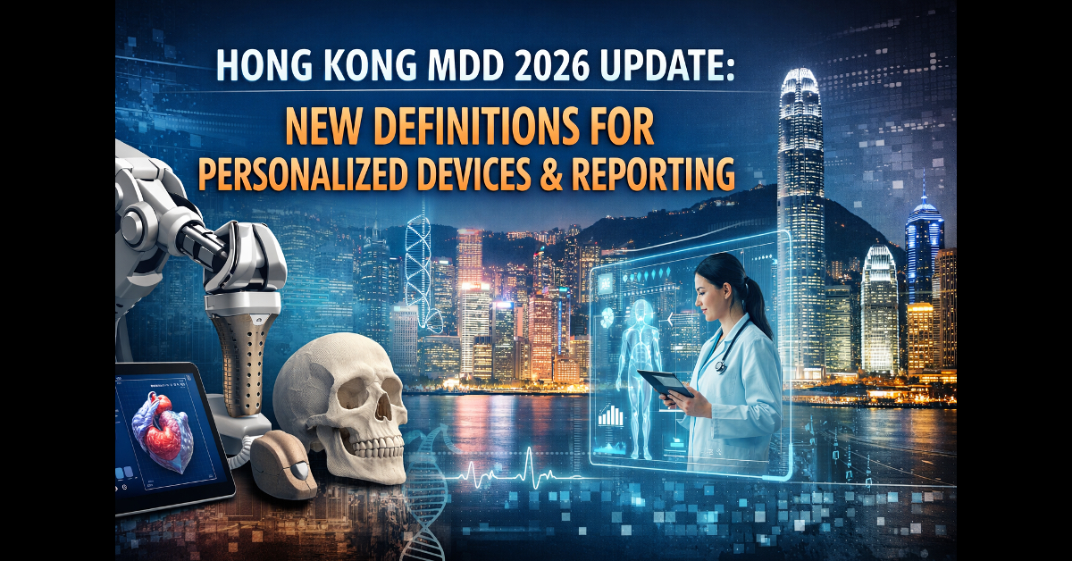 Hong Kong MDD 2026 update on personalized medical devices and reporting