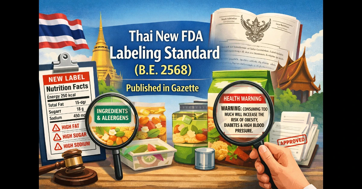 Thailand FDA 2026 medical device labeling rules for home use and professional use devices